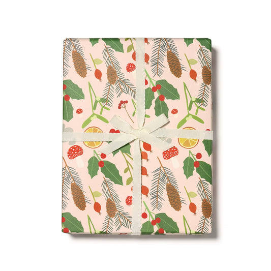 Holiday Greens Wrapping Paper