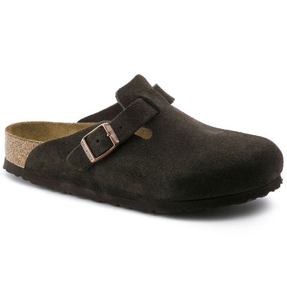 Boston Soft Footbed Suede Leather - Mocha