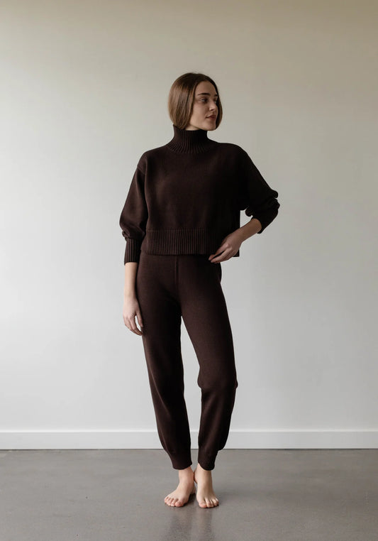 First Rite Lounge Pant in Walnut