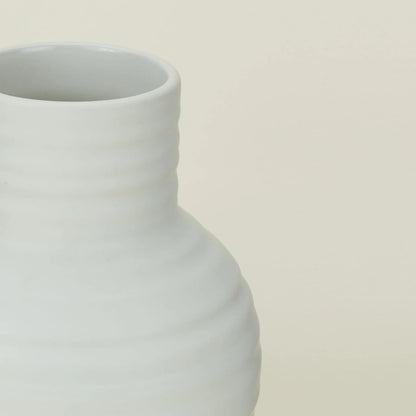 Essential Ceramic Vase in Bone - Large