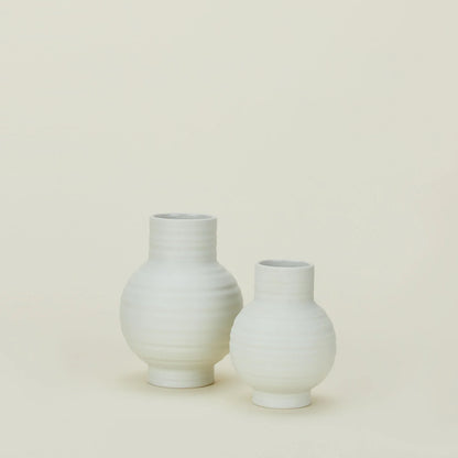 Essential Ceramic Vase in Bone - Large