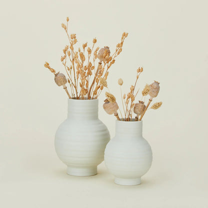 Essential Ceramic Vase in Bone - Large