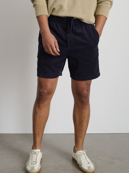 Pull on Short in Fine Wale Corduroy