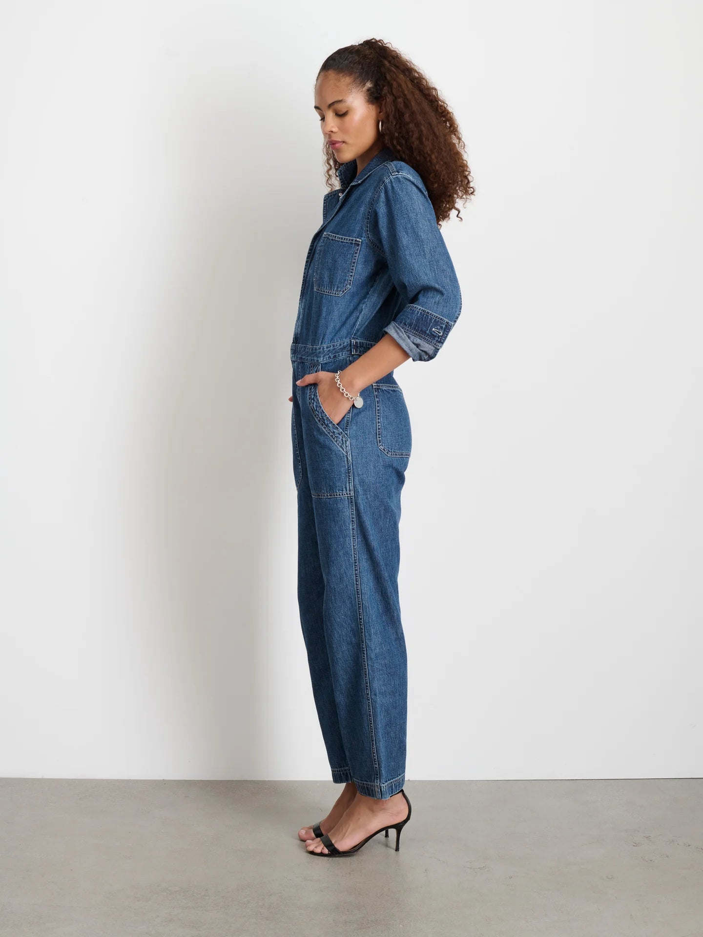 Shoreditch Jumpsuit in Denim