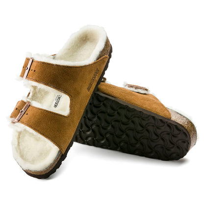 Arizona Shearling Suede Leather - Mink