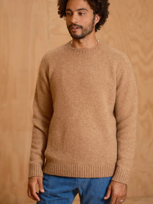 Fuzzy Cambridge Sweater - Butterscotch