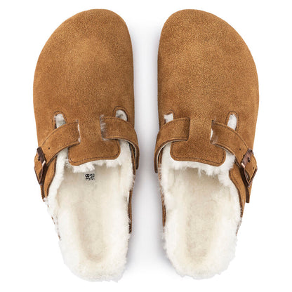 Boston Shearling Suede Leather - Mink