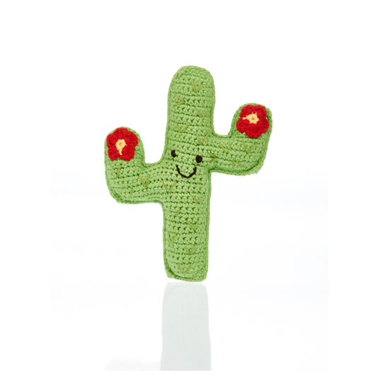 Friendly Cactus Buddy Rattle